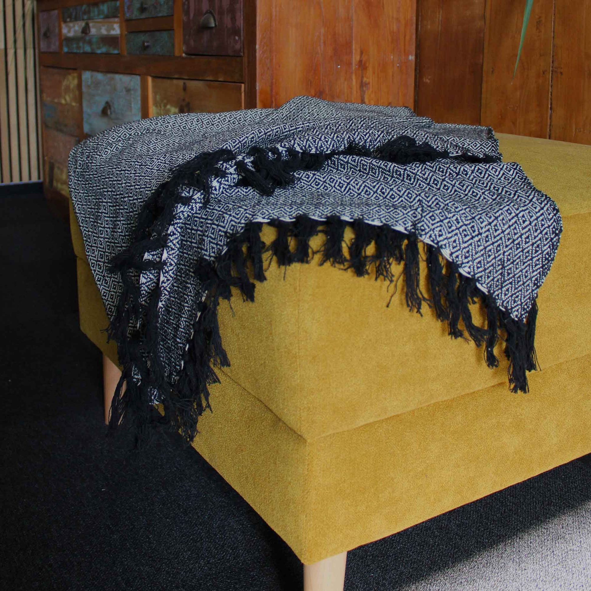Boho Comfort Throws - Charcoal - Image boho-comfort-throws--charcoal-bohot-05