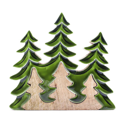 Lost in the Forrest - Three Trees 3D Wooden Decoration - 20x23cm - Image lost-in-the-forrest--three-trees-3d-wooden-decoration--20x23cm-lif-02