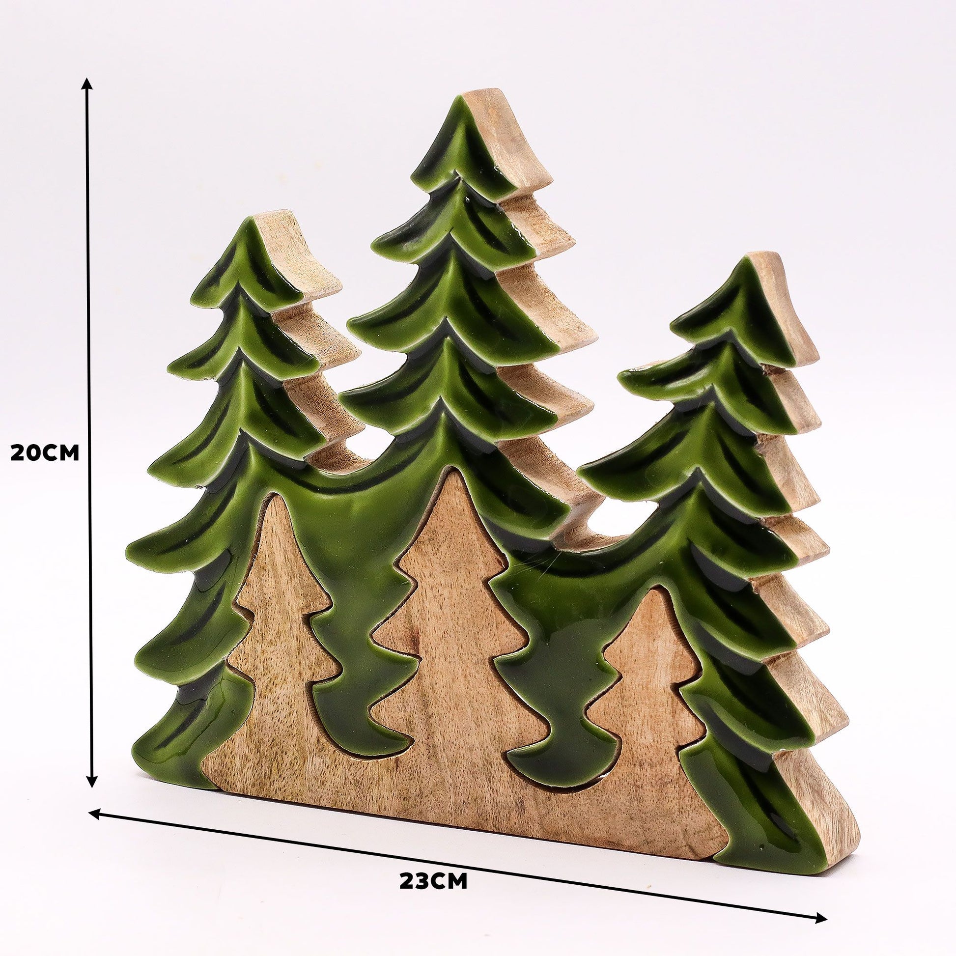 Lost in the Forrest - Three Trees 3D Wooden Decoration - 20x23cm - Image lost-in-the-forrest--three-trees-3d-wooden-decoration--20x23cm-lif-02