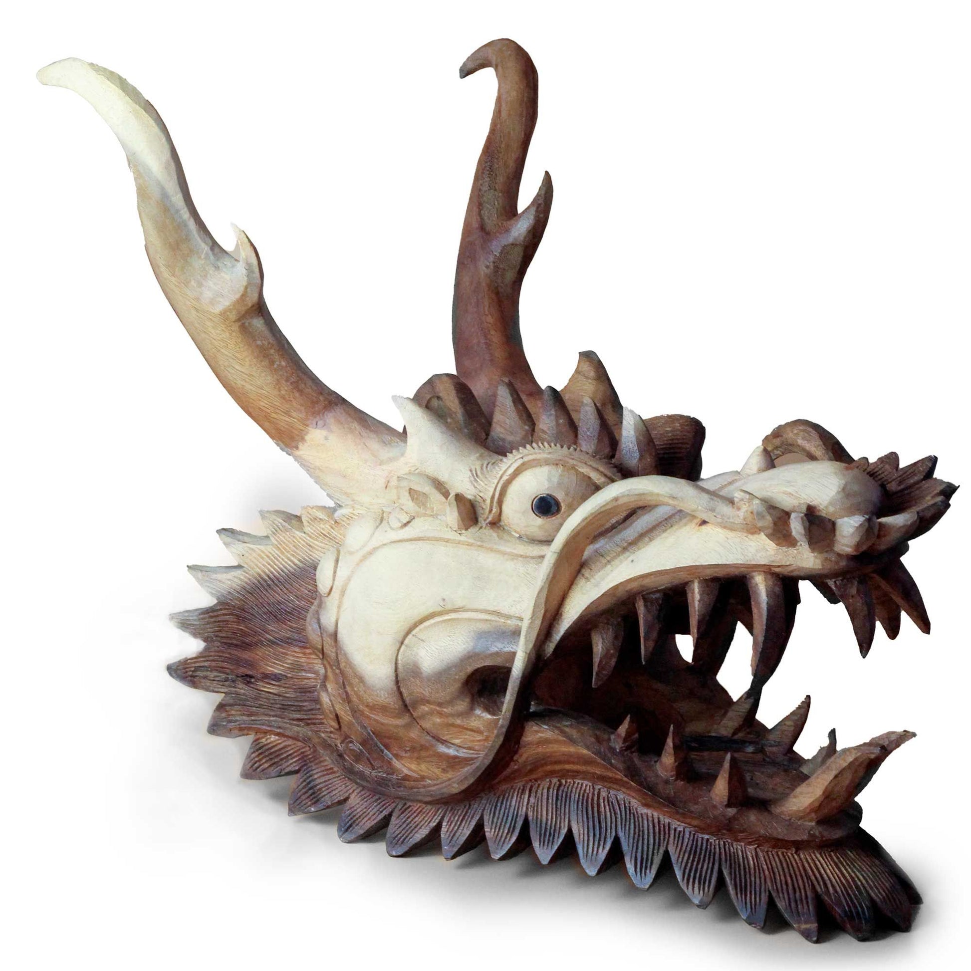 Live Size Dragon Head Carving  - 30cm - Image live-size-dragon-head-carving---30cm-wdw-22