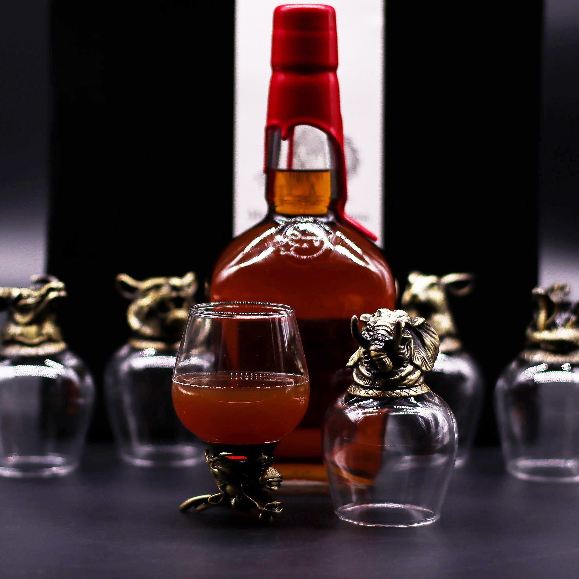 Gift Set of 6 Glasses (100ml) - Mystical Creatures - Antique Bronze - Image gift-set-of-6-glasses-100ml--mystical-creatures--antique-bronze-bbug-06