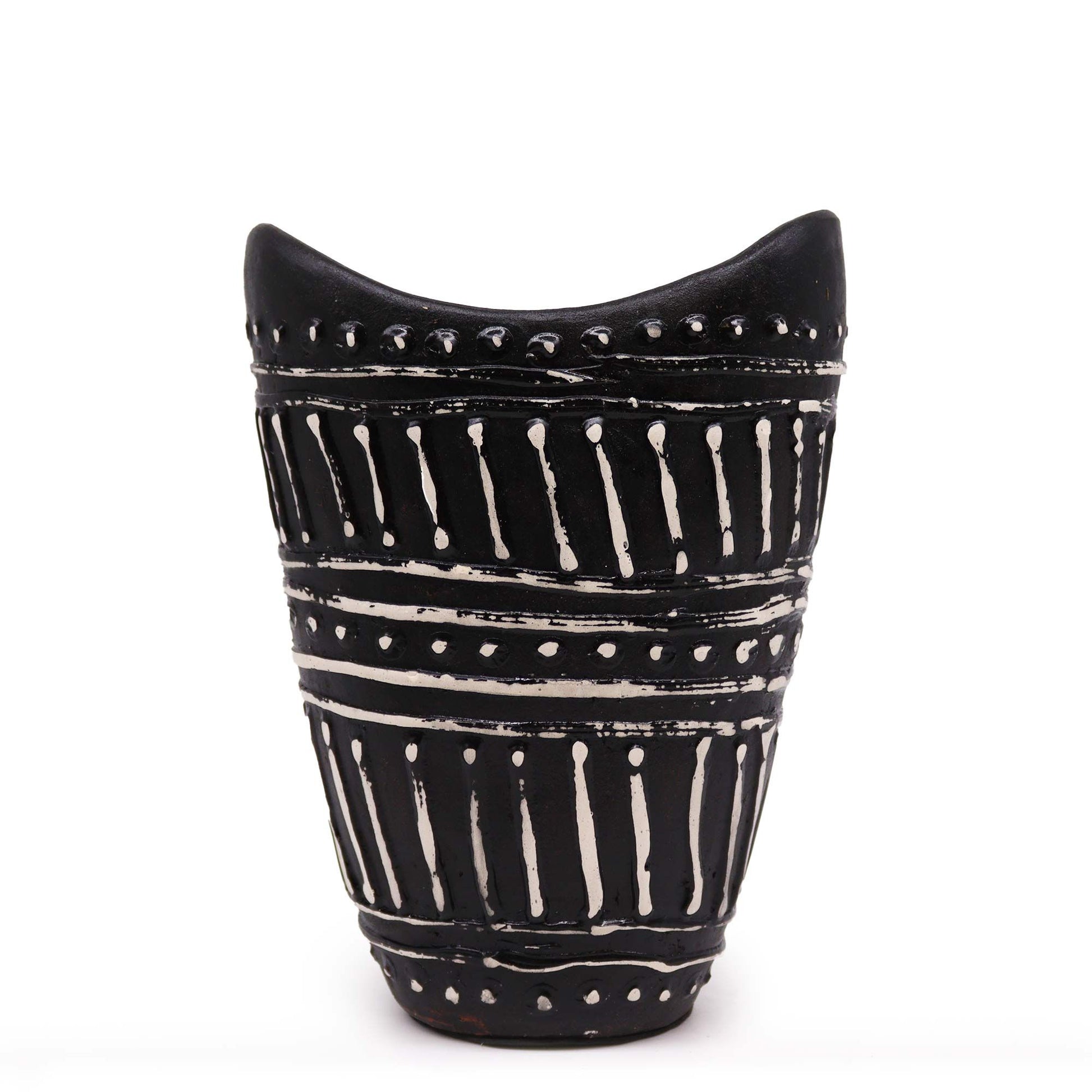 Swirls Shaped Vase - Chocolate - Image swirls-shaped-vase--chocolate-bcv-07