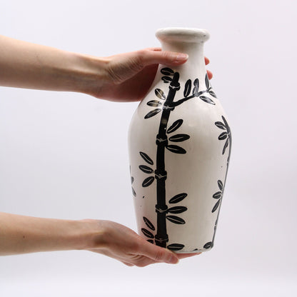 Bamboo Motif Shaped Vase - Natural - Image bamboo-motif-shaped-vase--natural-bcv-05