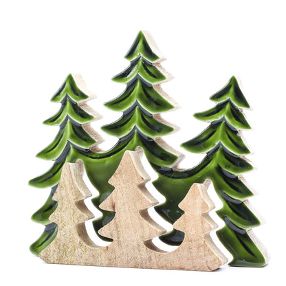 Lost in the Forrest - Three Trees 3D Wooden Decoration - 20x23cm - Image lost-in-the-forrest--three-trees-3d-wooden-decoration--20x23cm-lif-02