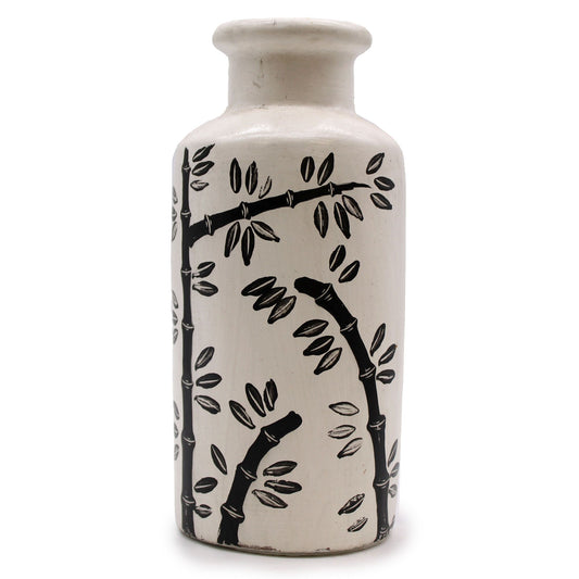 Bamboo Motif Straight Vase - Natural - Image bamboo-motif-straight-vase--natural-bcv-06