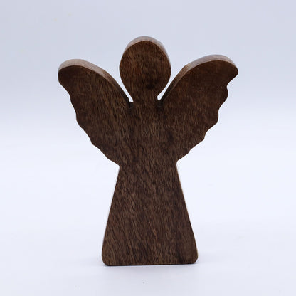 Medium Mango Wood Angel - Gold Decor - Image medium-mango-wood-angel--gold-decor-wang-02
