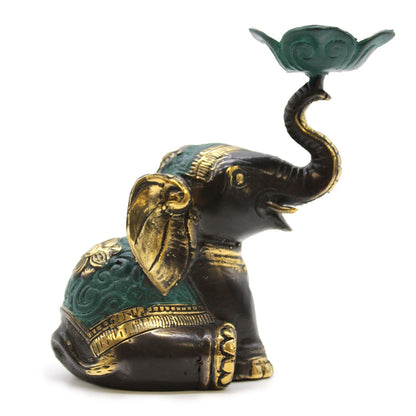 Medium Elephant Candle / Incense Holder - Image medium-elephant-candle--incense-holder-bff-31