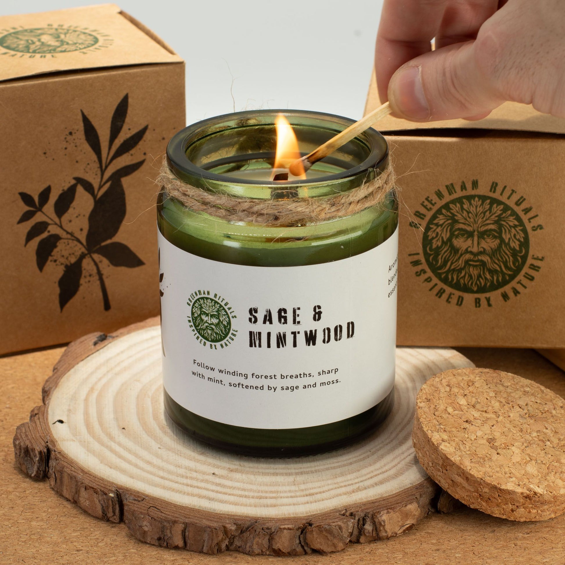 Greenman Woodwick Soy Candle - Twilight Vine - Image greenman-woodwick-soy-candle--twilight-vine-wsoyc-09