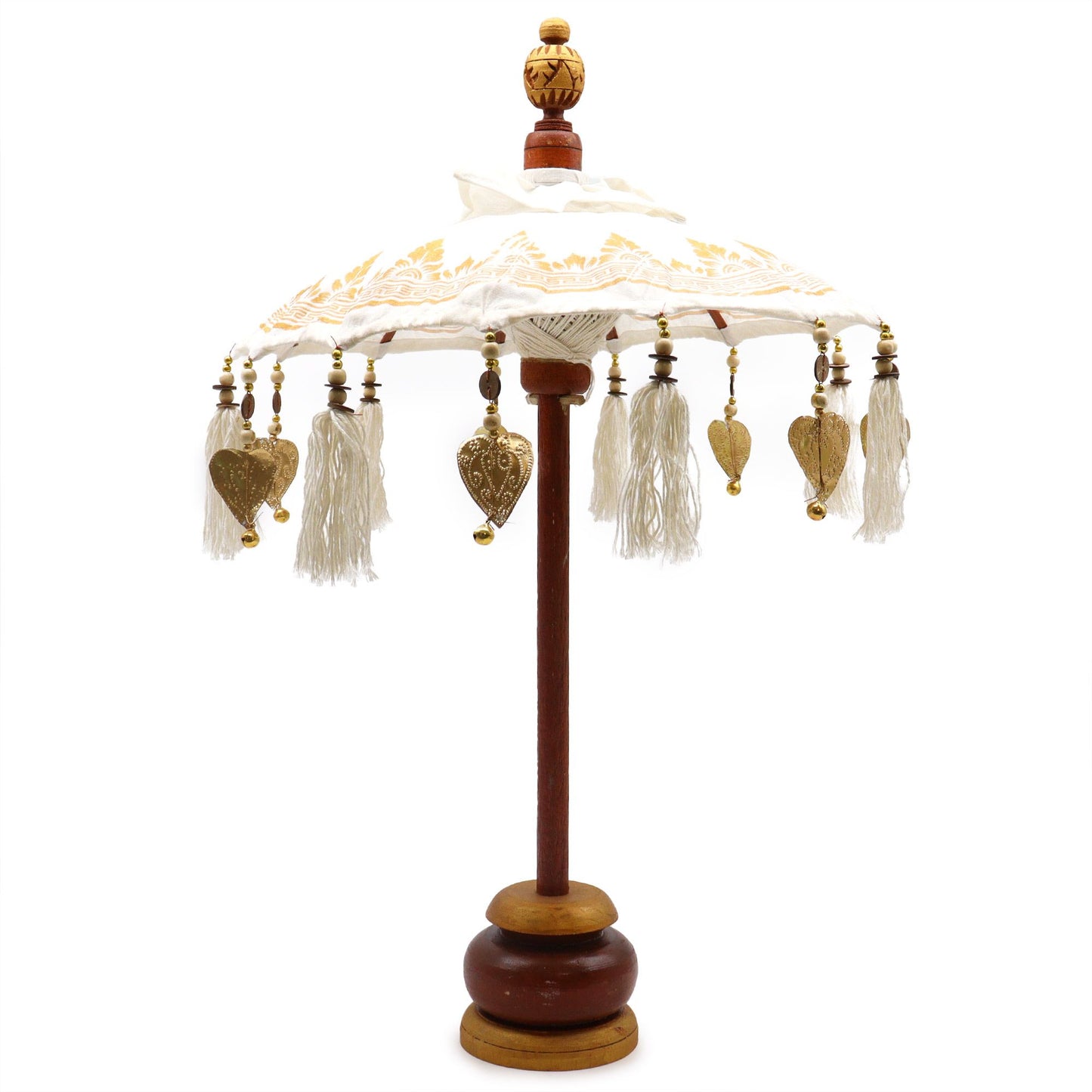 Bali Home Decor Parasol - Canvas - Gold Decor- 40cm - Image bali-home-decor-parasol--canvas--gold-decor-40cm-bpar-11