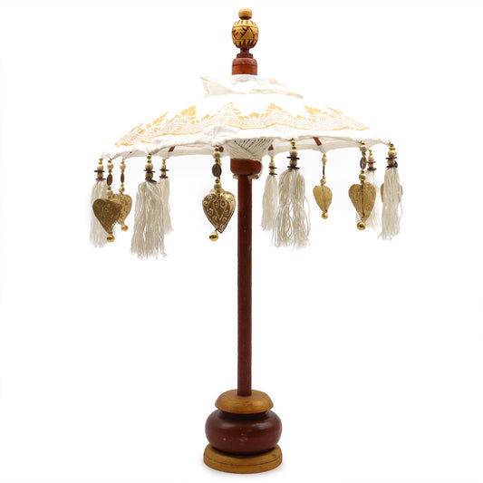 Bali Home Decor Parasol - Canvas - Gold Decor- 40cm - Image bali-home-decor-parasol--canvas--gold-decor-40cm-bpar-11