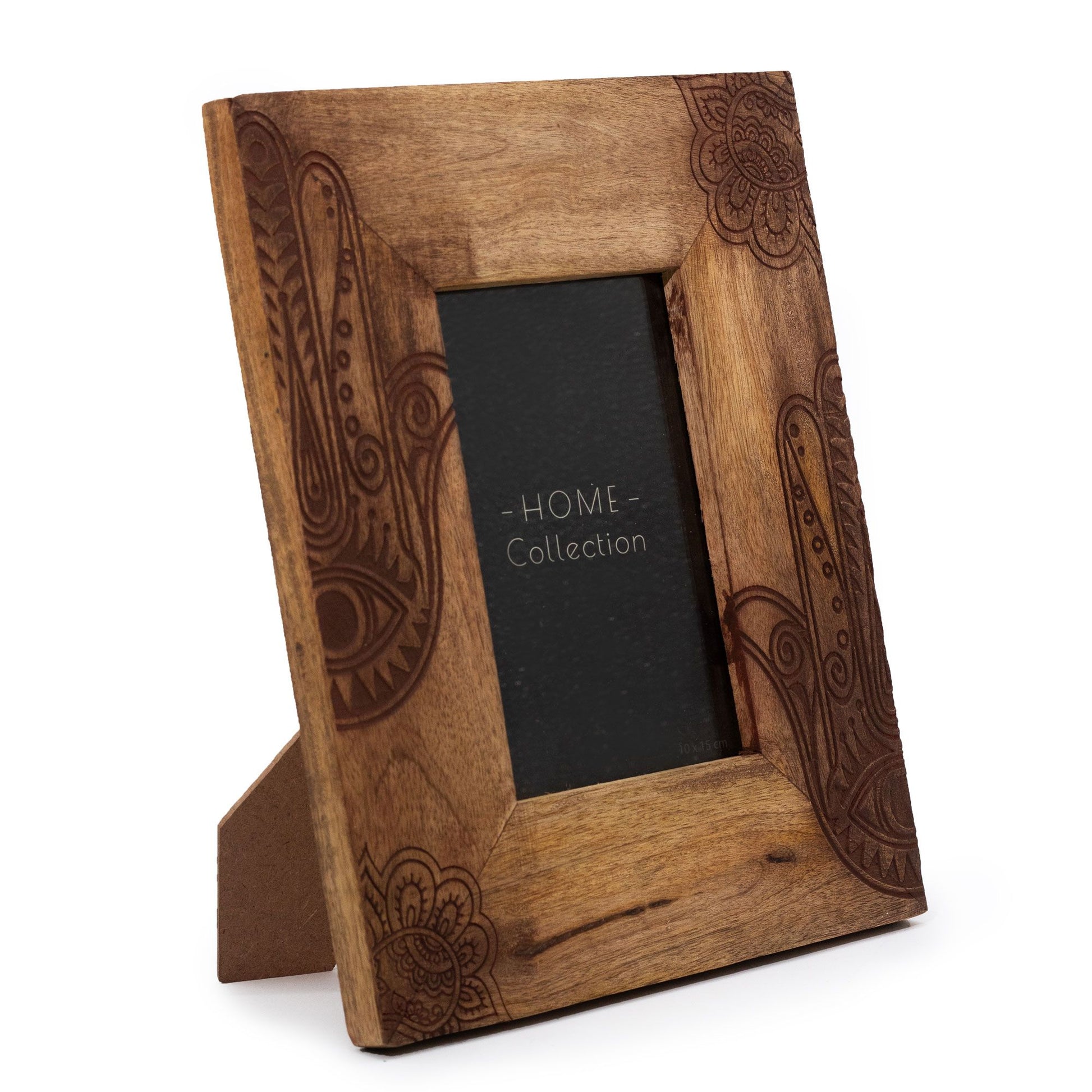 Med Mango Wood Picture Framel (for 10x15cm) 26x20x2cm - Hansa - Black - Image med-mango-wood-picture-framel-for-10x15cm-26x20x2cm--hansa--black-mwpf-10