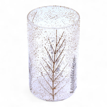 Natural Floral Glass - Tall Vase Candle Holder - Pino - (19x11cm) - Image natural-floral-glass--tall-vase-candle-holder--pino--19x11cm-nfg-12