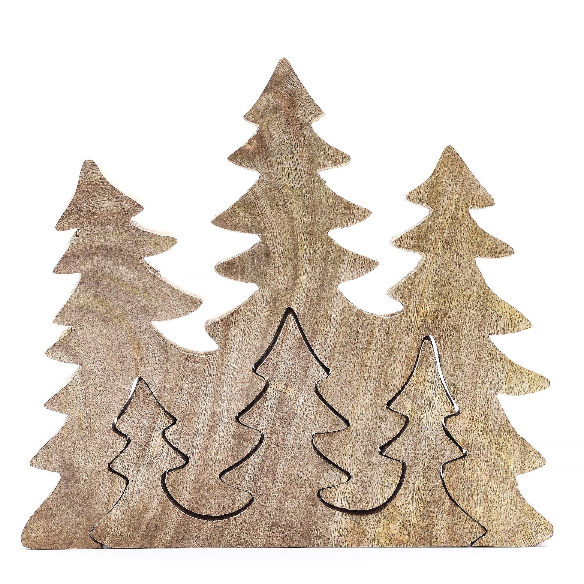 Lost in the Forrest - Three Trees 3D Wooden Decoration - 20x23cm - Image lost-in-the-forrest--three-trees-3d-wooden-decoration--20x23cm-lif-02