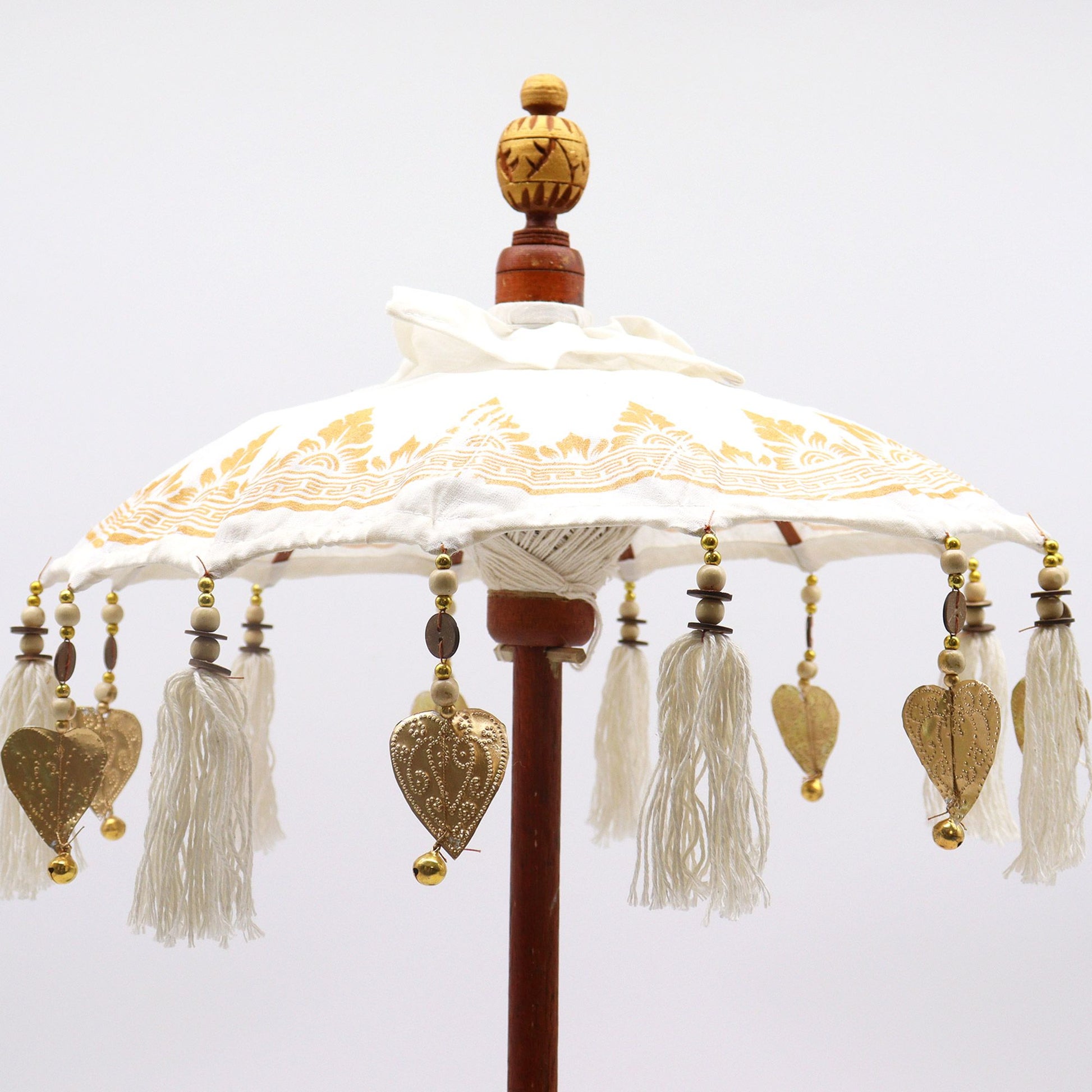 Bali Home Decor Parasol - Canvas - Gold Decor- 40cm - Image bali-home-decor-parasol--canvas--gold-decor-40cm-bpar-11