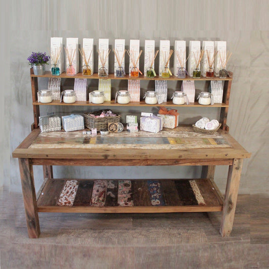A&C 1.8m Standard Table with top shelf - Image ac-18m-standard-table-with-top-shelf-acshop-05