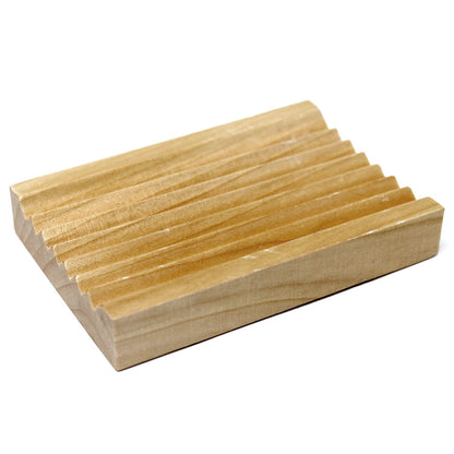 Hemu Wood Soap Dish - Groovy - Image hemu-wood-soap-dish--groovy-wsoapd-10