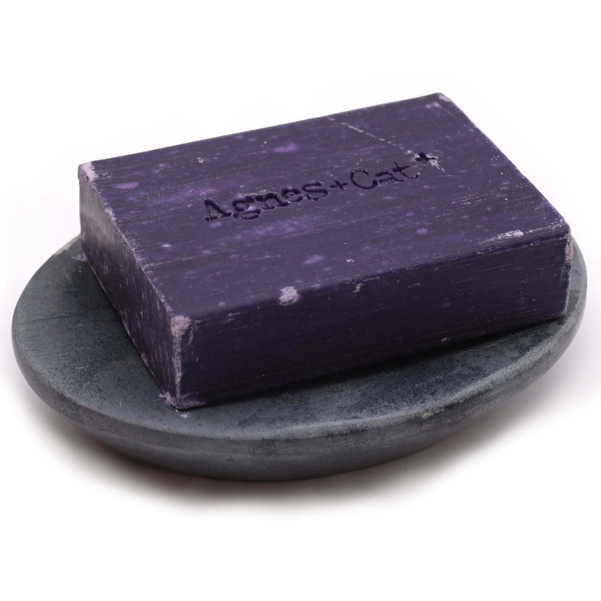 Grey Soapstone Soap Dish 10x12cm- Classic Oval - Image grey-soapstone-soap-dish-10x12cm-classic-oval-ssd-18