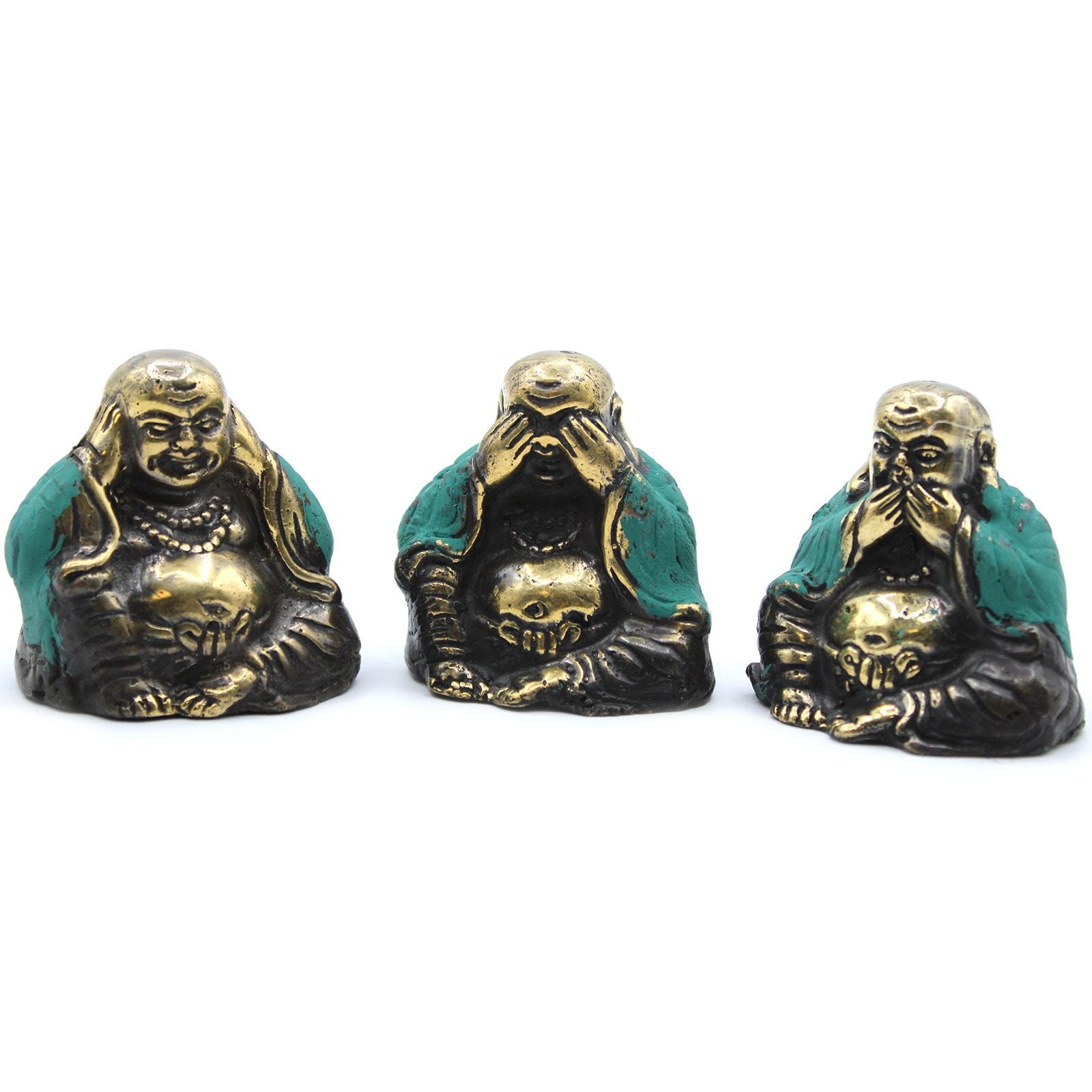 Set of 3 - See No Evil etc - Buddha - Image set-of-3--see-no-evil-etc--buddha-bff-11
