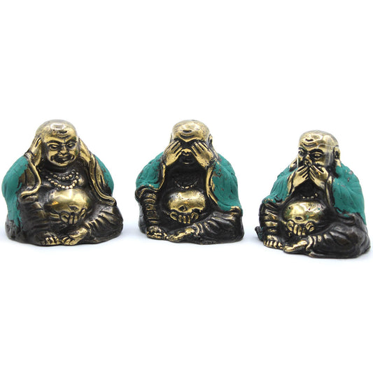Set of 3 - See No Evil etc - Buddha - Image set-of-3--see-no-evil-etc--buddha-bff-11