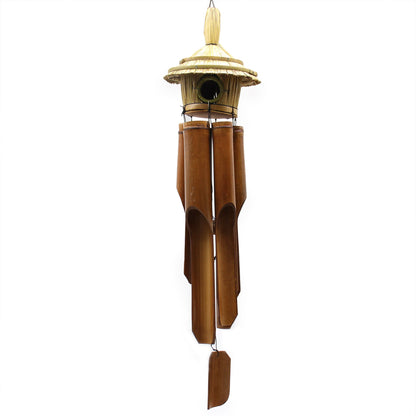 Lrg Round Seagrass Bird Box with Chimes 56x20cm - Image lrg-round-seagrass-bird-box-with-chimes-56x20cm-birdb-05