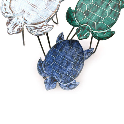 Set of 3 Albasia Wood Plant Stands - Turtles - Image set-of-3-albasia-wood-plant-stands--turtles-pss-04