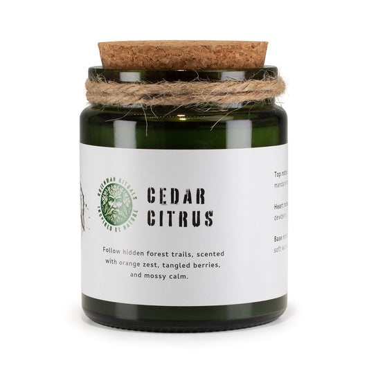 Greenman Woodwick Soy Candle - Cedar Citrus - Image greenman-woodwick-soy-candle--cedar-citrus-wsoyc-10
