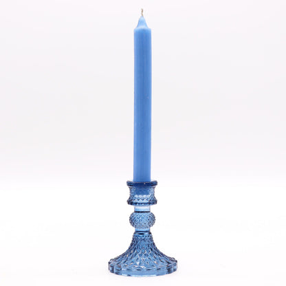 Vintage Dinner Candle Holder - Royal Blue - Image vintage-dinner-candle-holder--royal-blue-gchd-01