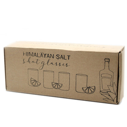 Set of 4 Himalayan Salt Shot Glasses & Wood Serving Stand - Image set-of-4-himalayan-salt-shot-glasses--wood-serving-stand-qsalts-01