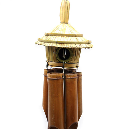 Lrg Round Seagrass Bird Box with Chimes 56x20cm - Image lrg-round-seagrass-bird-box-with-chimes-56x20cm-birdb-05