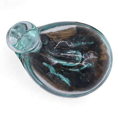 Molten Glass Duck Decanter on Wood with Stopper 19cm - Image molten-glass-duck-decanter-on-wood-with-stopper-19cm-mgw-44