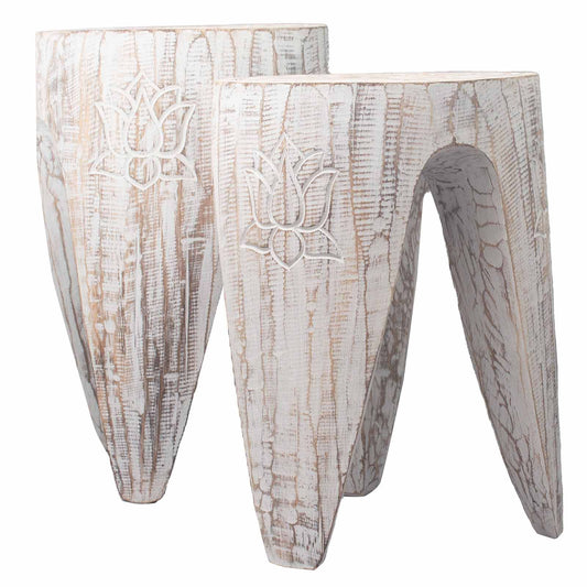 Interlocking Table/Stool set of 2 - Lrg Whitewash - Image interlocking-tablestool-set-of-2--lrg-whitewash-tts-01