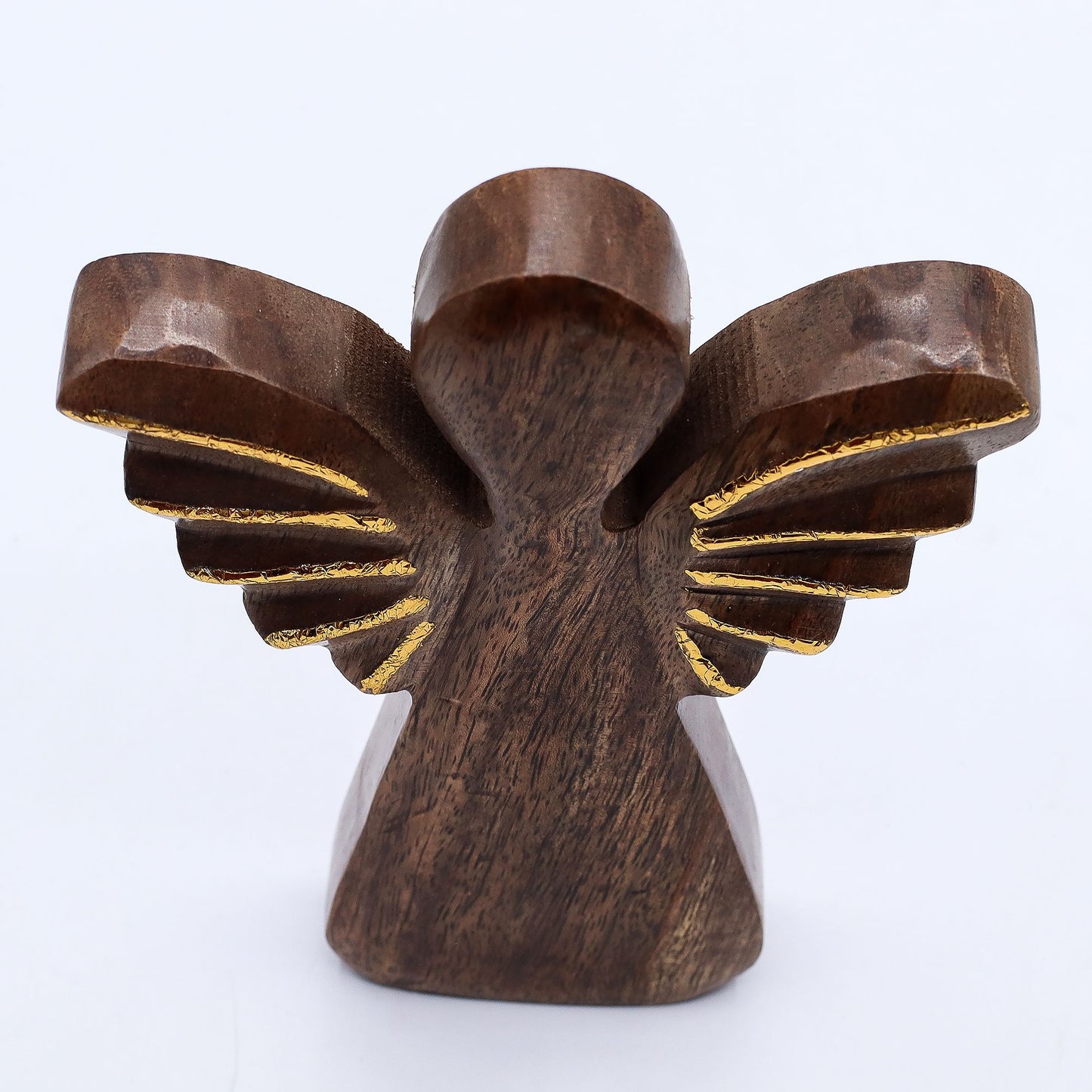 Large Mango Wood Angel - Gold Decor - Image large-mango-wood-angel--gold-decor-wang-03