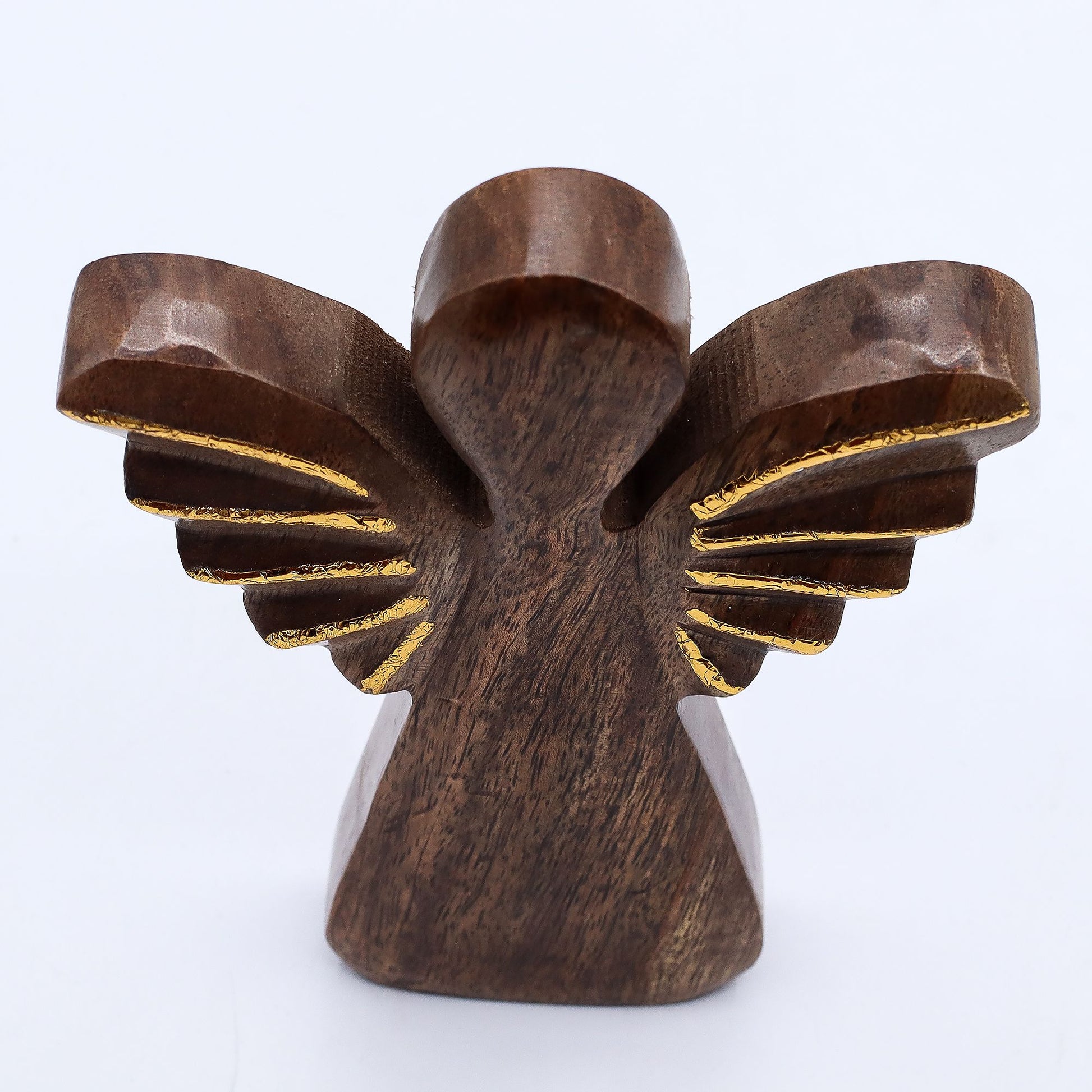 Large Mango Wood Angel - Gold Decor - Image large-mango-wood-angel--gold-decor-wang-03