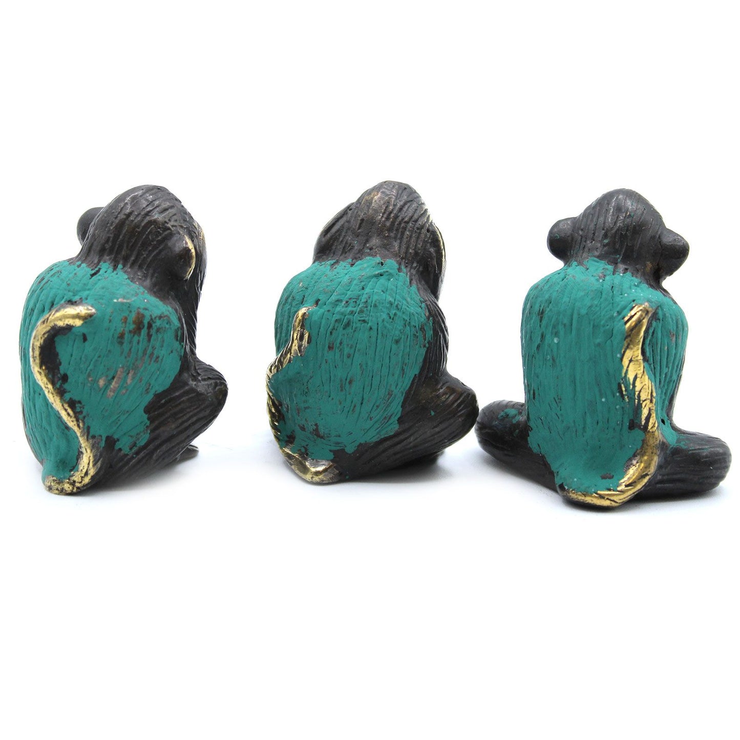 Set of 3 - See No Evil etc - Monkeys - Image set-of-3--see-no-evil-etc--monkeys-bff-12