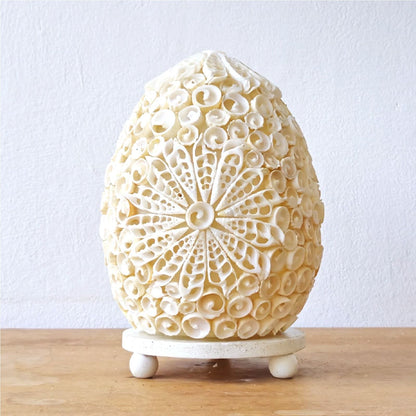 Boho Sea Shell Lamp - Cut Art Shell Oval - 15cm - Image boho-sea-shell-lamp--cut-art-shell-oval--15cm-bbsl-10