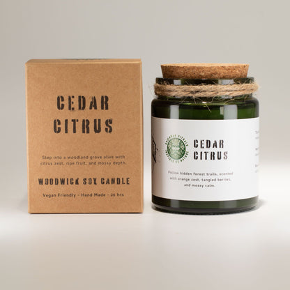 Greenman Woodwick Soy Candle - Cedar Citrus - Image greenman-woodwick-soy-candle--cedar-citrus-wsoyc-10