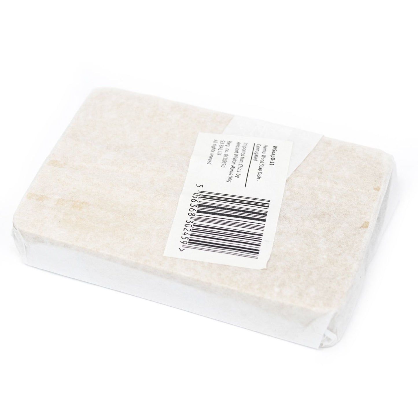 Hemu Wood Soap Dish - Corrugated - Image hemu-wood-soap-dish--corrugated-wsoapd-11