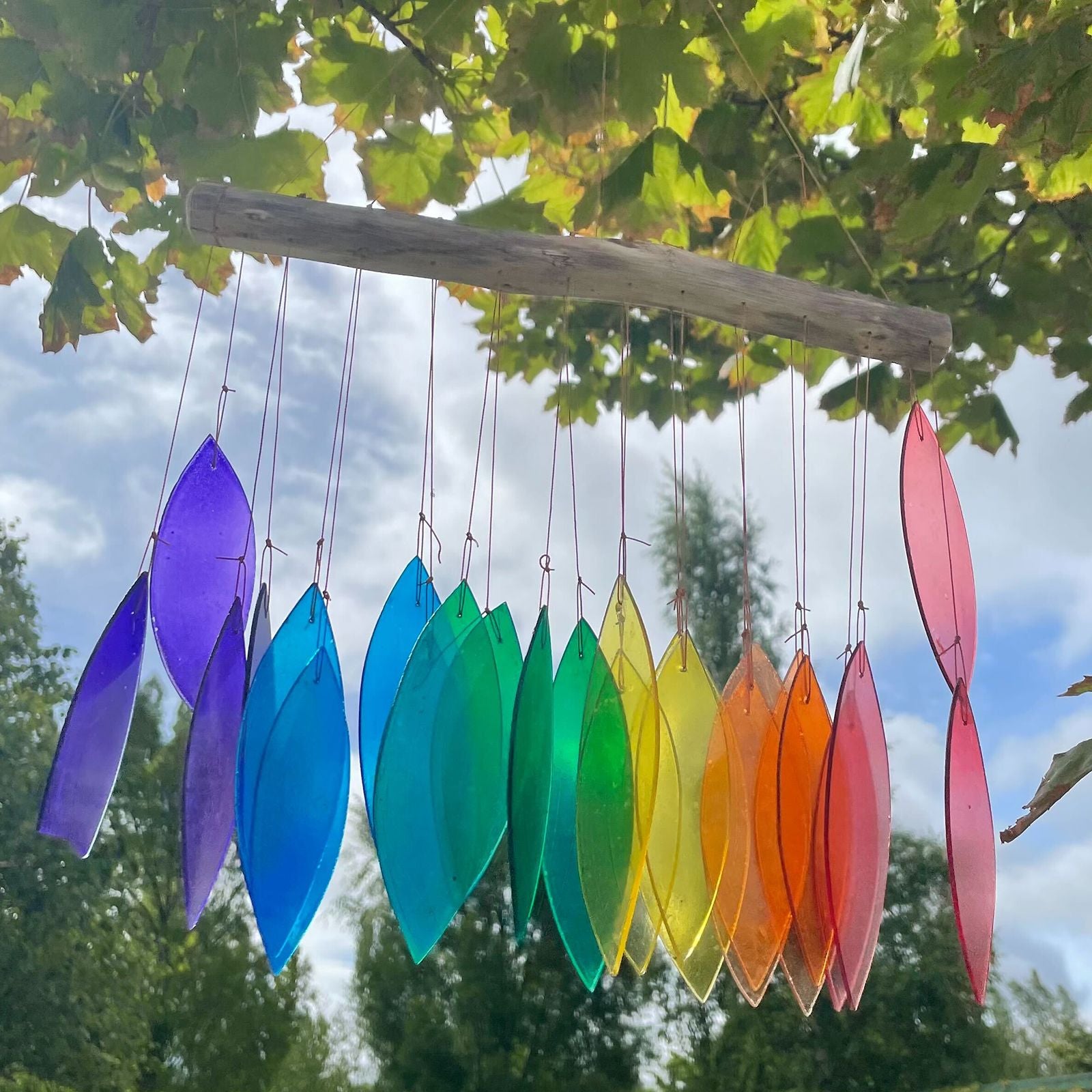 Rainbow Glass Chime - Assorted - Image rainbow-glass-chime--assorted-gwc-10