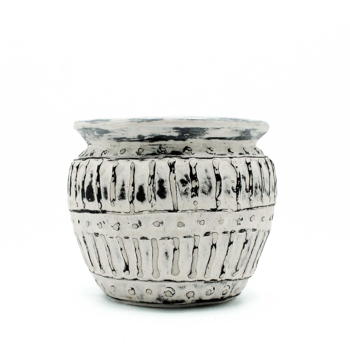 Greek Clay Plant Pot  - Cream 12cm - Image greek-clay-plant-pot---cream-12cm-bcv-16