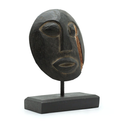 Timor Tribal Decorative Mask - Black 27x20cm - Image timor-tribal-decorative-mask--black-27x20cm-vintep-10