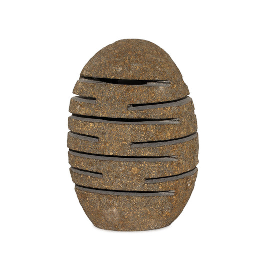 Natural Riverstone Candle Holder - Standing Stone Cut  (10x13x22cm) - Image natural-riverstone-candle-holder--standing-stone-cut--10x13x22cm-rsch-04