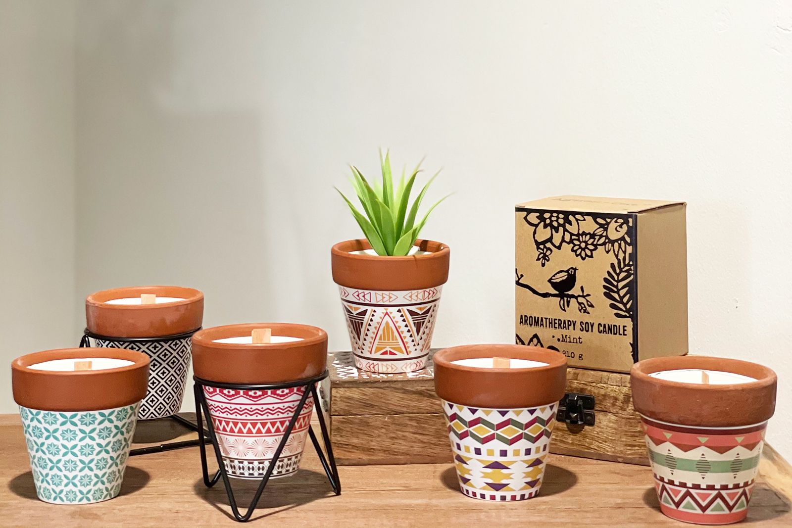 Agnes + Cat Herb Garden Candles - Rosemary - Image agnes--cat-herb-garden-candles--rosemary-achc-01
