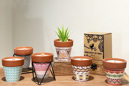 Agnes + Cat Herb Garden Candles - Rosemary - Image agnes--cat-herb-garden-candles--rosemary-achc-01