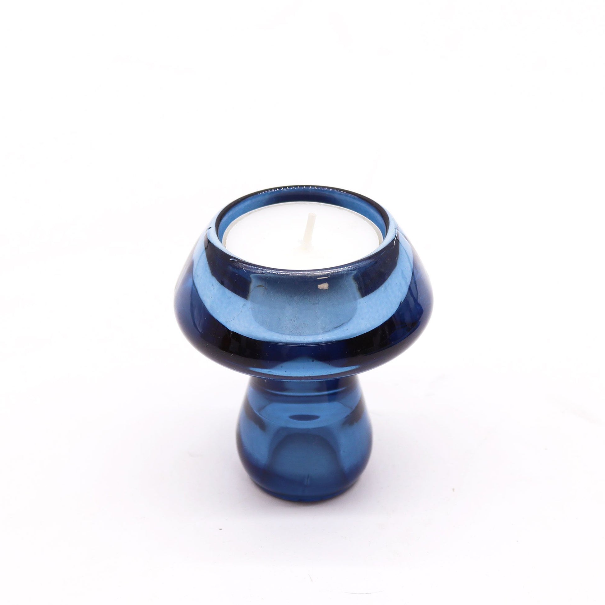 Mushroom Flip Dinner Candle / Tealight Holder - Royal Blue - Image mushroom-flip-dinner-candle--tealight-holder--royal-blue-gchd-16