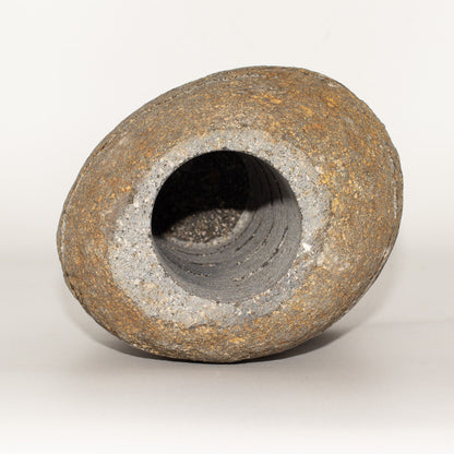 Natural Riverstone Candle Holder - Standing Stone Cut  (10x13x22cm) - Image natural-riverstone-candle-holder--standing-stone-cut--10x13x22cm-rsch-04