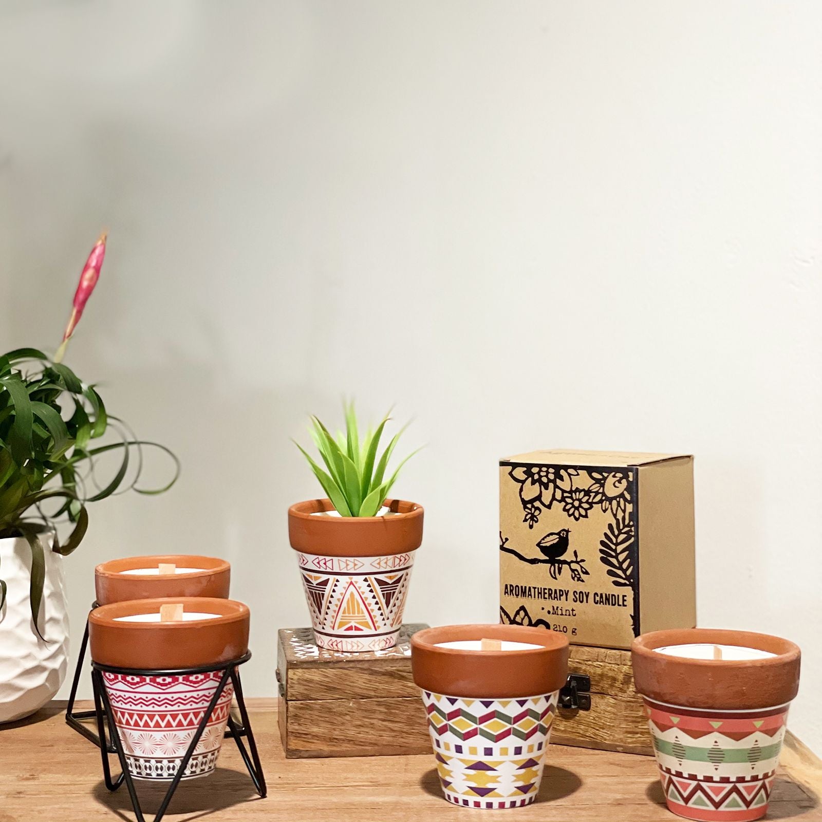 Agnes + Cat Herb Garden Candles - Rosemary - Image agnes--cat-herb-garden-candles--rosemary-achc-01