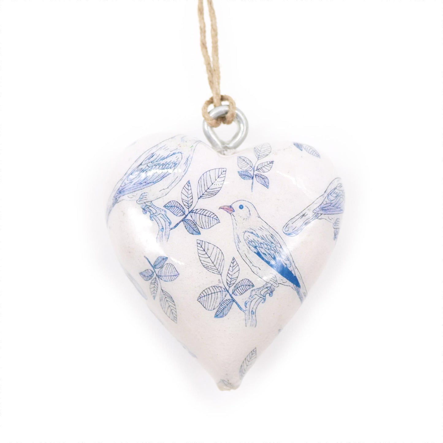 Lrg Decor Wood Heart -  Blue Bird - Image lrg-decor-wood-heart---blue-bird-weh-11