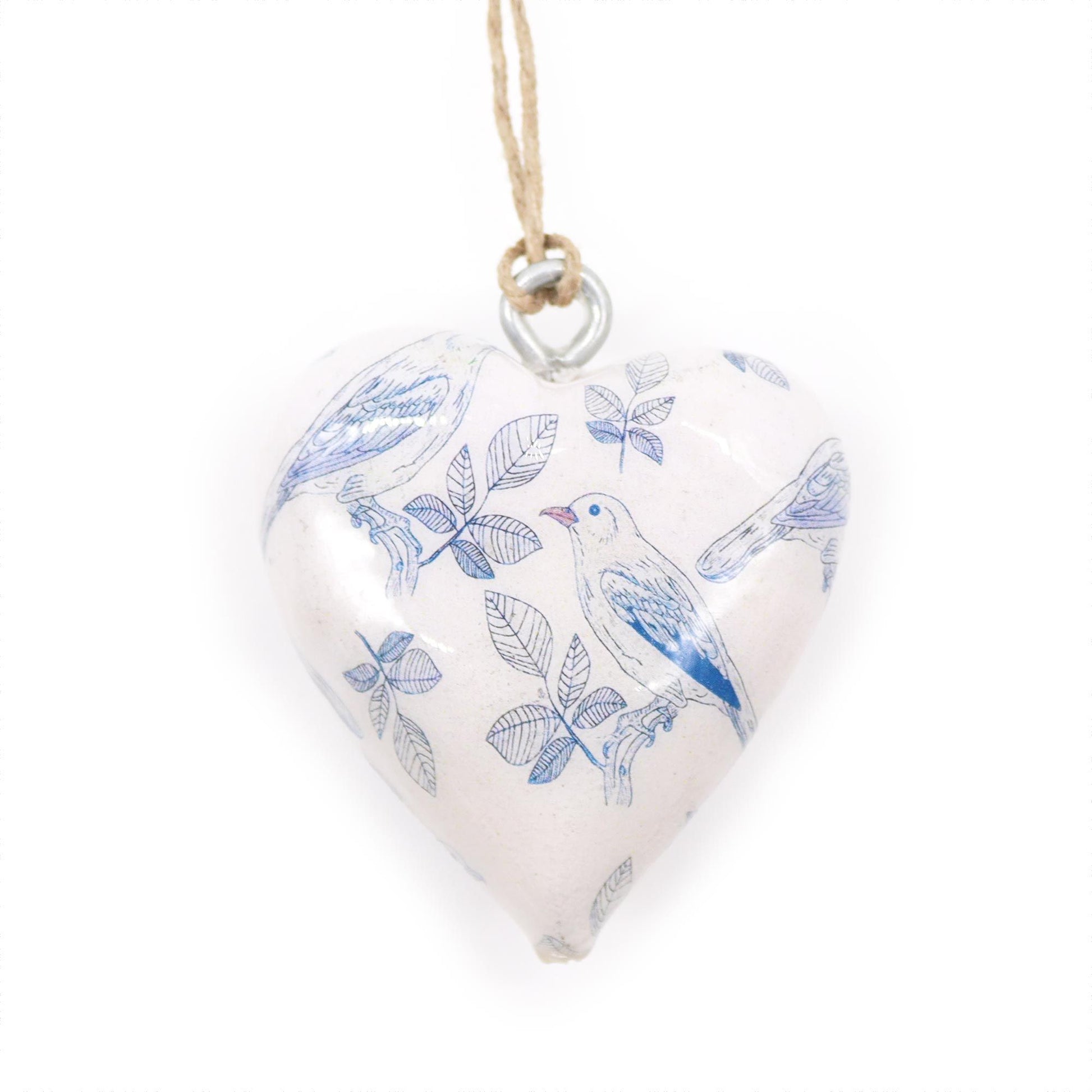 Lrg Decor Wood Heart -  Blue Bird - Image lrg-decor-wood-heart---blue-bird-weh-11