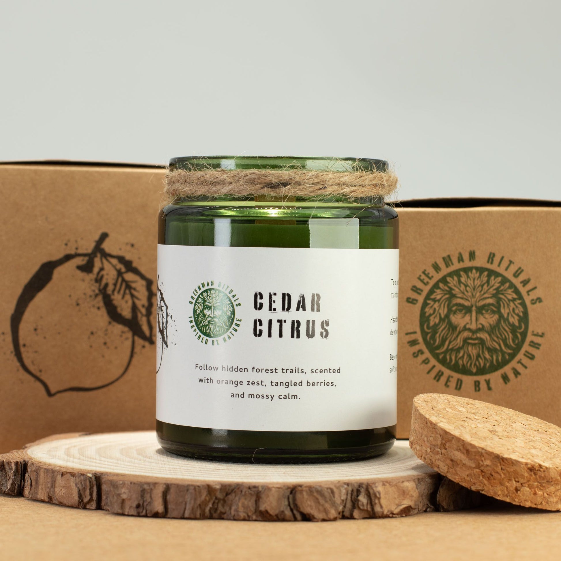Greenman Woodwick Soy Candle - Cedar Citrus - Image greenman-woodwick-soy-candle--cedar-citrus-wsoyc-10
