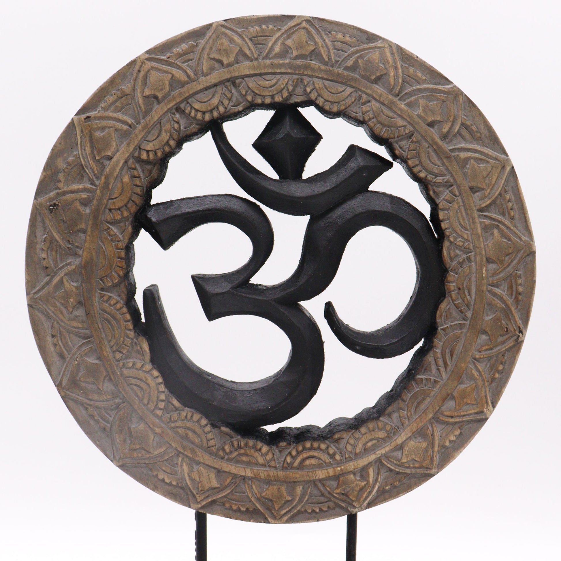 Buddha Feng Shui Set - Om - Grey & Black - Image buddha-feng-shui-set--om--grey--black-bfss-03
